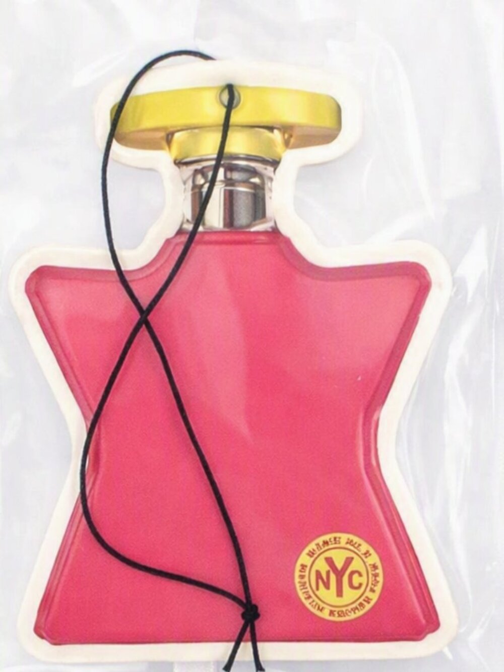 NYC Pink Perfume Bottle Air Freshener